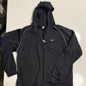 Nike Men's Black Jacket Hoodie
